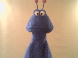 Blue Fizz Bug Puppet